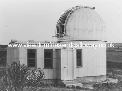 Nearly completed dome of private observatory 