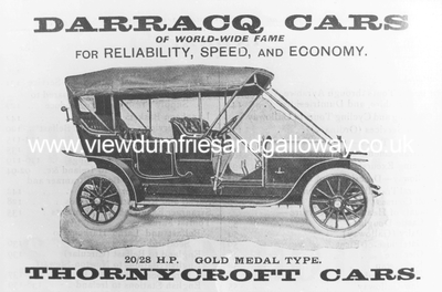 Darracq and Thornycroft car