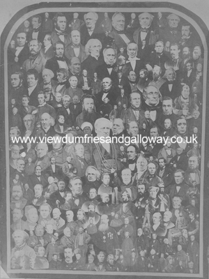 Dumfriesians, a collage of portraits