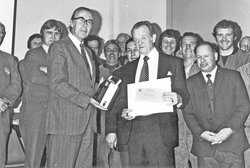 Tommy McClymont's Retiral Presentation - April 1977