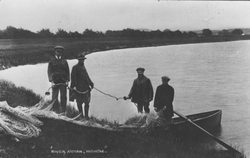 Salmon netting on the Royal Four Towns stretch 