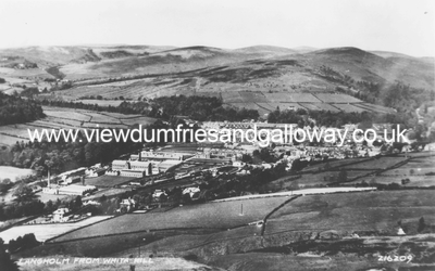 View of Langholm from Whita Hill 