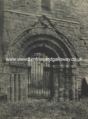 Whithorn priory - south door of nave