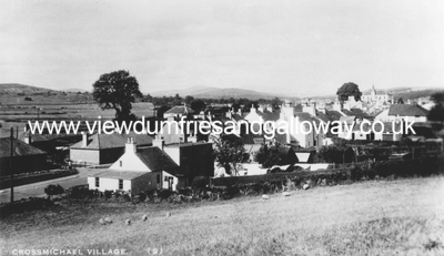 View of Crossmichael village 