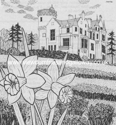 Threave House - sketch 