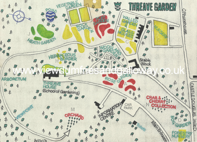 Plan of Threave gardens 