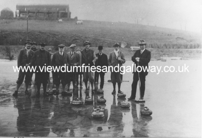 Curling on Carlingwark Loch 