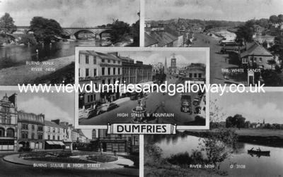 Views of Dumfries town and district 