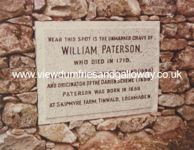 William Paterson plaque