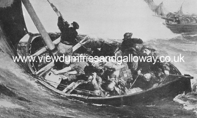 Painting of Smugglers landing a cargo