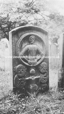 Headstone in Kirkconnel Churchyard 