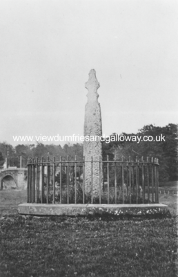 Old cross near Nith Bridge, Thornhill