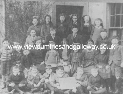 Upper Tynron, school-class photograph 