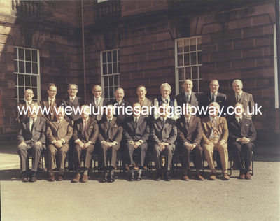 Officials of old Dumfries County Council 